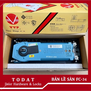 [FC34 VVP] Bản lề sàn VVP FC-34 (Glass Door Floor Springs)