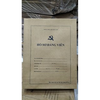 Hồ sơ đảng viên ( chất liệu đẹp)