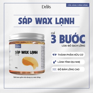 Sáp wax lông Drliis 350gr sáp wax lạnh dùng wax lông nách, chân, tay, độ bám lông cao sạch tận chân lông