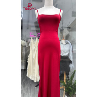 Đầm Body Trơn Hai Dây Đuôi Cá Dáng Dài TER991