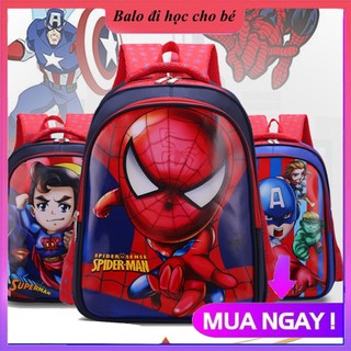 [LỚP 1-3] Balo Học Sinh Cho Bé Cấp 1, Bé Trai, Balo Siêu Anh Hùng Balo Siêu Nhân, cặp sách trẻ em tiểu học chống thấm nu
