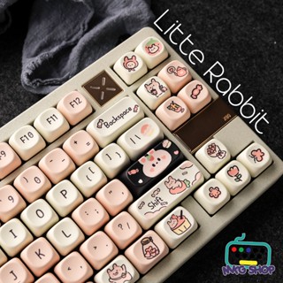 Bộ nút bàn phím cơ | Keycap Little Rabbit | PBT dyesub | MOA profile | 132 nút rẻ đẹp | MKGSHOP