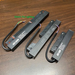 Nguồn đèn ray nam châm âm trần 48v 100w 200w 300w gắn trực tiếp lên ray