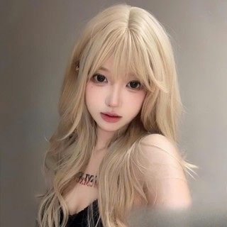  Tóc giả nguyên đầu xoăn lọn dài 65cm + lưới trùm tóc mã 8138 