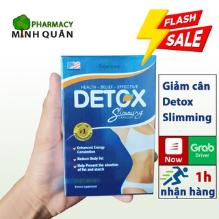 Viên uống giảm cân cấp tốc detox giúp giảm thèm ăn và đào thải mỡ thừa nhanh chóng an toàn hiệu quả ngay tại nhà