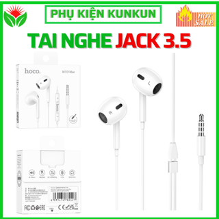 Tai nghe có dây Hoco M101 jack 3.5 - Hàng chính hãng âm bass to rõ, có mic đàm thoại [KunKun 999]