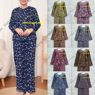 Đồ bộ trung niên thun lạnh bà già 2 túi áo đẹp
