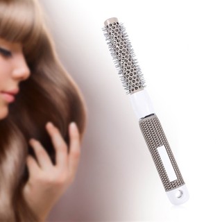 Lược Sấy Tóc Cán Gỗ Sấy Tóc Xoăn Cụp