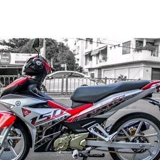 Tem rời exciter 150 xám đỏ mẫu hoa siêu đẹp