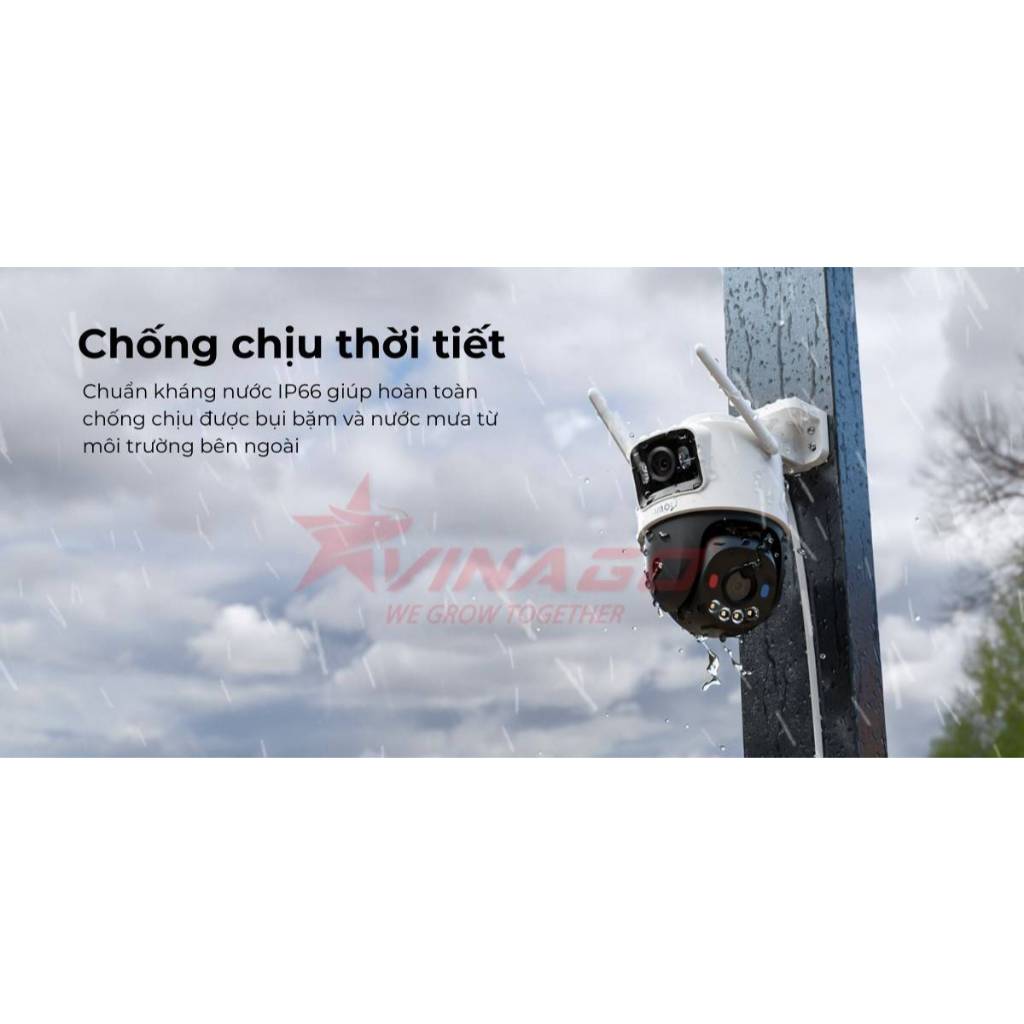 Camera IP Wifi Ngoài Trời Ống Kính Kép IMOU S7XEP (Cruiser Dual 2) 6MP/10MP - Phát Hiện Chuyển Động | BigBuy360 - bigbuy360.vn
