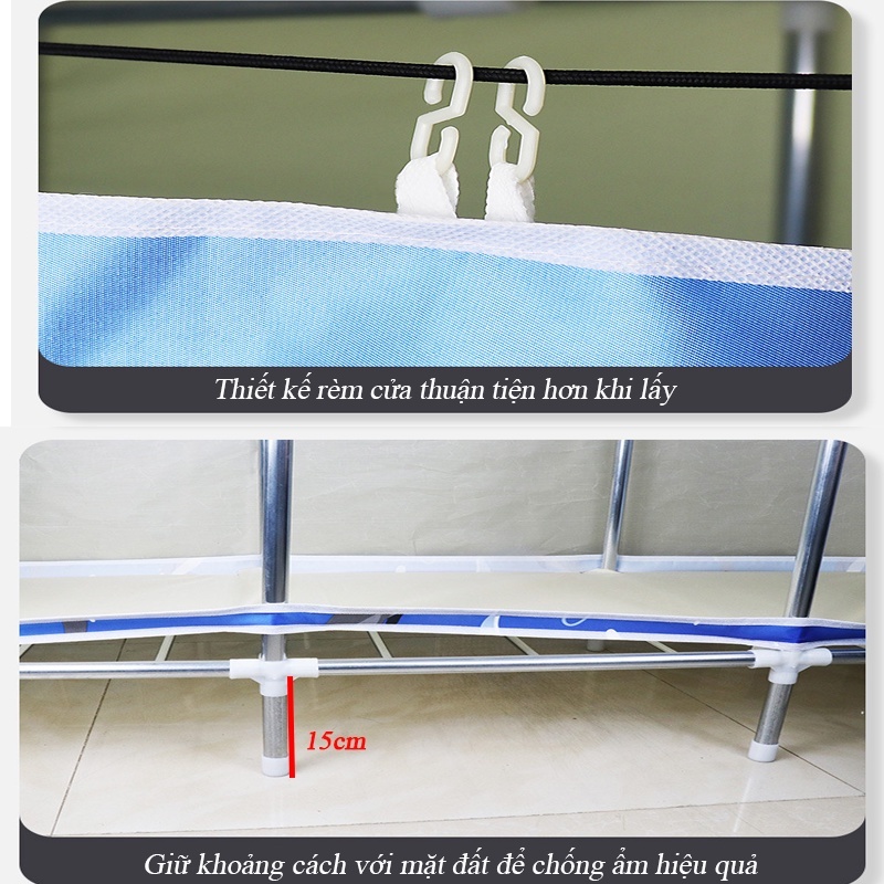 Tủ Quần Áo Tủ Vải Kệ Treo Quần Áo ,Tủ Vải Khung Thép 5 Buồng BH12 Tháng Đựng Quần Áo Vải Khung Thép | BigBuy360 - bigbuy360.vn