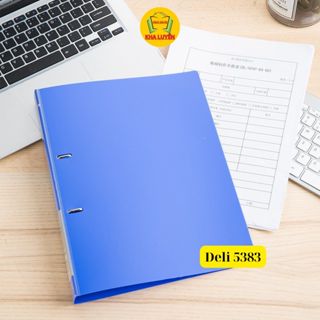 Bìa Kẹp Tài Liệu A4,File Còng Nhẫn 2 Càng Deli 5382 5383 5387 Lưu Trữ Tài Liệu Gọn Gàng Tiện Lợi 
