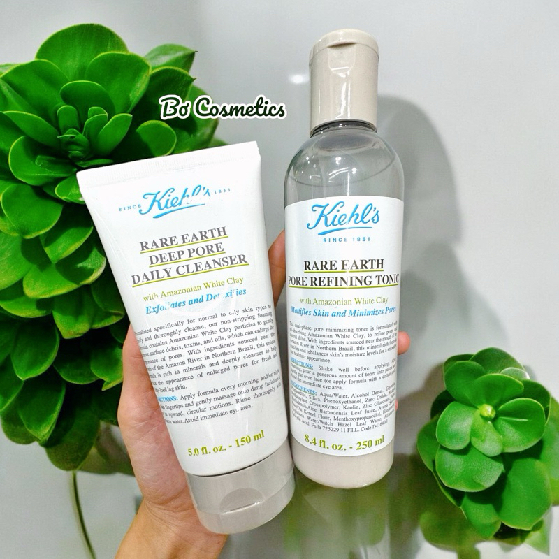 Sản phẩm dưỡng da Sữa rửa mặt và Toner đất sét