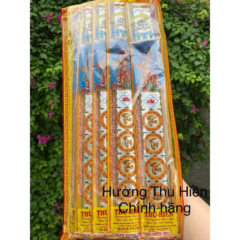 hương cô tiên thảo mộc cao cấp Thu Hiền dài 43cm, nhang Thu Hiền chính hãng, cuốn tàn, đậu tàn trắng