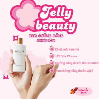Kem chống nắng vật lý, nâng tone, kiềm dầu skin1004 madagascar centella air-fit suncream plus 50ml