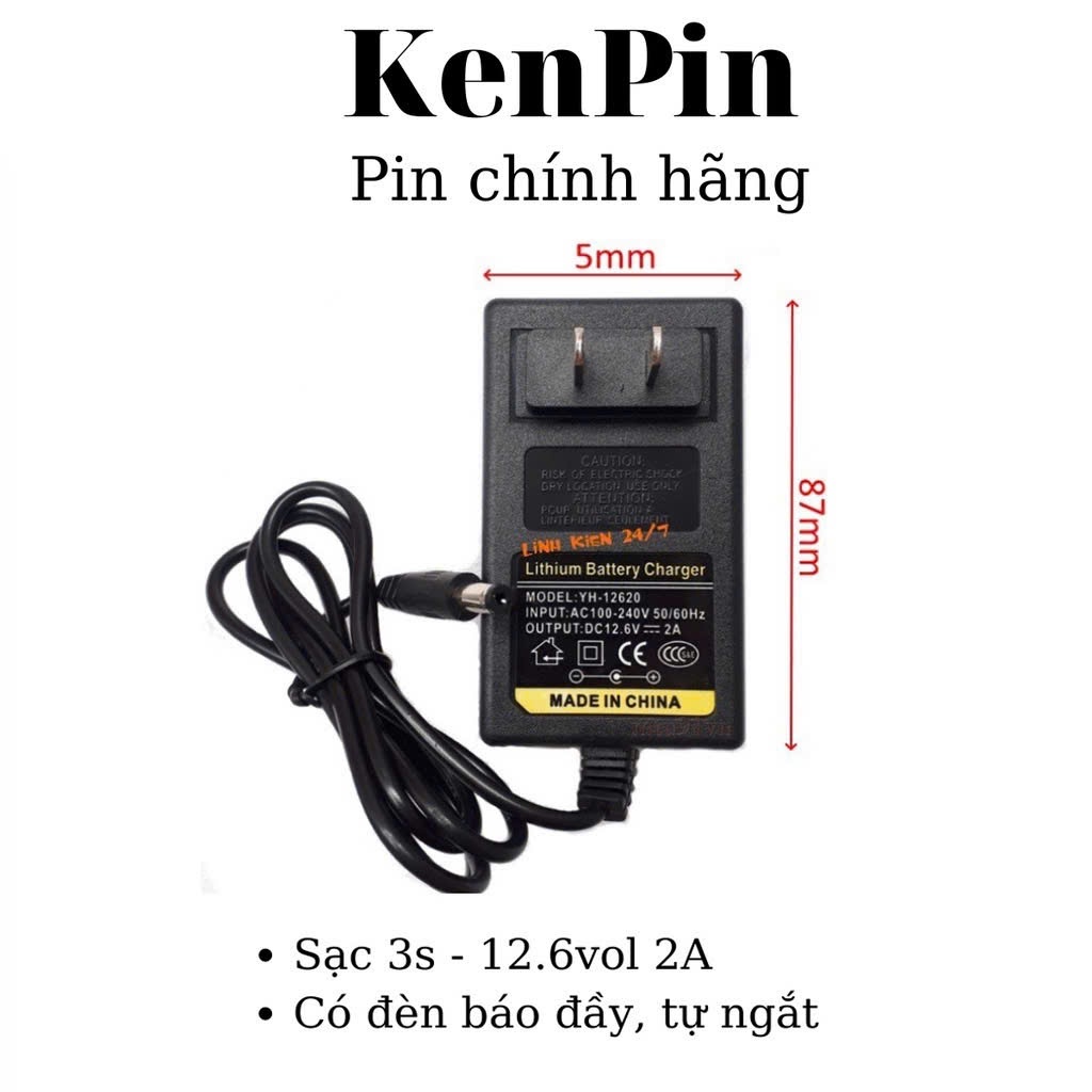 Sạc pin 1s, 2s, 3s, 4s, 5s 8.4v, 12.6v, 16,8v, 21v có đèn báo đầy, tự ngắt sạc pin máy khoan bắn vít cầm tay S01
