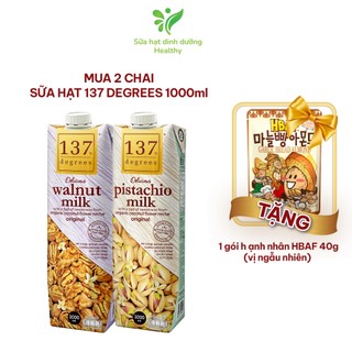[HỘP 1L] Sữa Hạt 137 Degrees Thái Lan Không Đường, Không Đậu Nành, Không Sữa Bò Tốt Cho Mẹ Và Bé