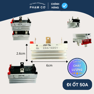 Đi ốt cầu chỉnh lưu bằng nhôm 50a 1200v 1600v