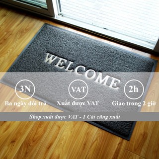 Thảm chống trơn PVC welcome 60x90cm, 50x70cm, 40x60cm