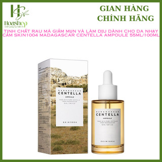 Tinh Chất Rau Má Giảm Mụn Và Làm Dịu Dành Cho Da Nhạy Cảm Skin1004 Madagascar Centella Ampoule 55ml/100ml