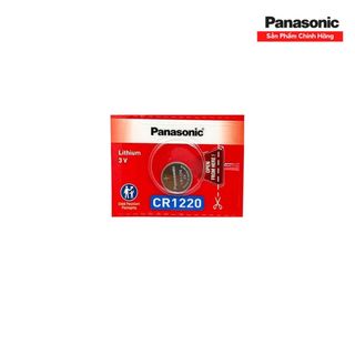 Pin CR1220 Panasonic 3V Made in Indonesia Vỉ 1 Viên