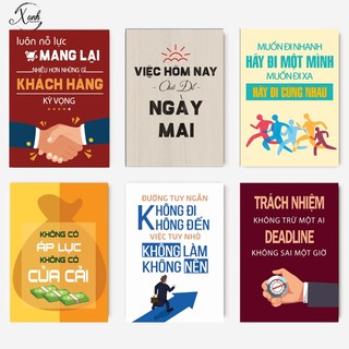 Tranh canvas văn phòng " không có áp lực không có kim cương " TCVDL37 tặng đinh treo tranh