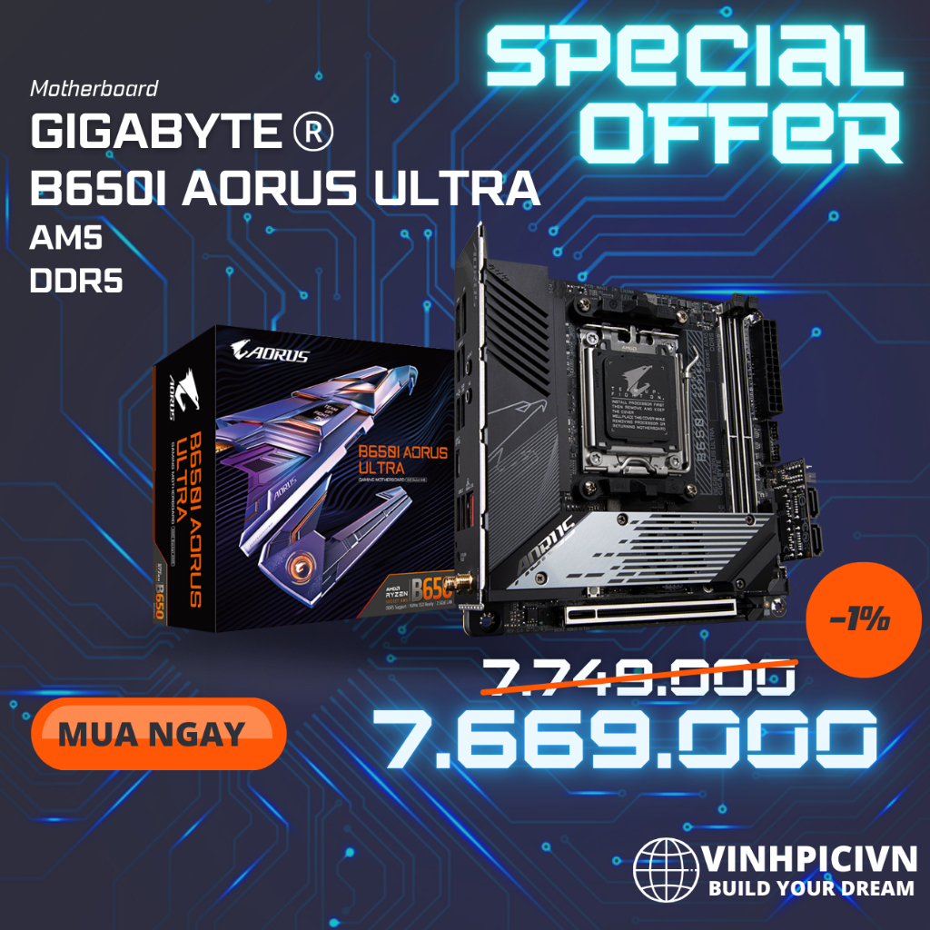 Mainboard GIGABYTE B650I AORUS ULTRA [NEW]