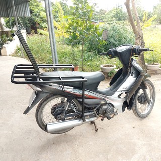 Baga chở hàng xe máy đa năng, giá chở hàng xe máy đa năng sơn tĩnh điện mở cốp tiện lợi.