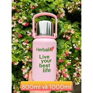 Bình giữ nhiệt 4 lớp, nắp làm cốc, có quai HBL