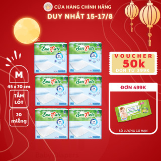 Combo 6 - tấm lót sunmate mới size m20