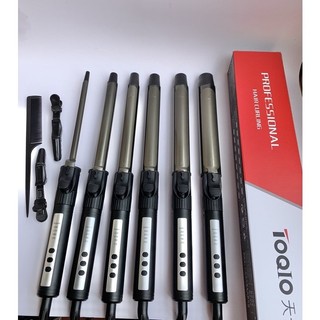 (Tặng 3 Kẹp Vịt-Kẹp Chia Tóc TONY) Máy Uốn Xoăn Tóc PRO