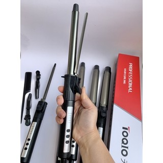 (Tặng 3 Kẹp Vịt-Kẹp Chia Tóc TONY) Máy Uốn Xoăn Tóc PRO