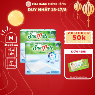 Combo 2 - tấm lót sunmate mới size m