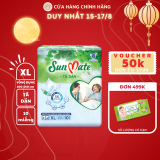 Tã dán người lớn sunmate mới size m10/l10/xl10