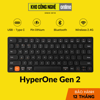 Bàn phím không dây HyperOne Gen 2 (Hàng Chính Hãng)