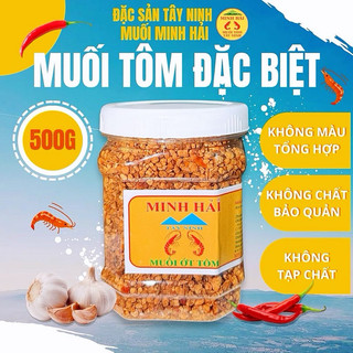 Muối ớt tôm loại đặc biệt 500g minh hải tây ninh siêu ngon cay mặn ngọt giòn