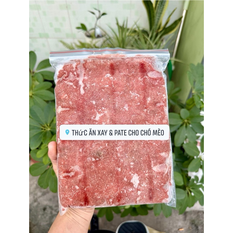 [HỎA TỐC] 1KG MÙN CƯA THỊT BÒ MỸ ĐỎ TƯƠI, THƠM NGON CHO CHÓ MÈO