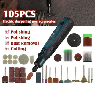  Máy khoan mài khắc mini chạy pin chỉnh tốc độ nhanh chậm 