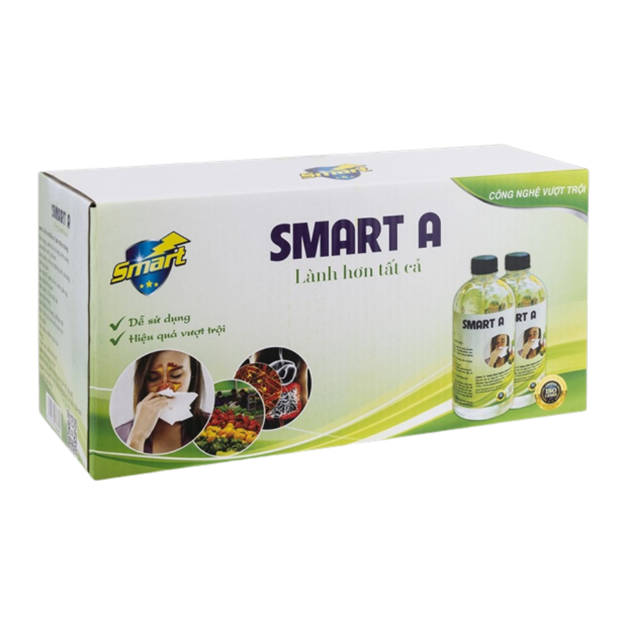 [ Mẫu mới ] Nước muối súc miệng Smart A - phòng ngừa sâu răng – 500ml/chai