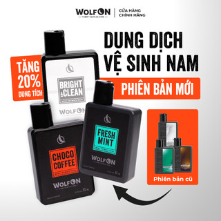 Dung Dịch Vệ Sinh Nam Giới Wolf ON Hương Thơm Nam Tính Cuốn Hút Khử Mùi Tốt Sạch Khuẩn 95ml