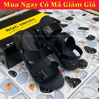 [SALE Mẫu Mới]Dép quai hậu nam chính hãng HQC da bò phong cách trẻ trung GD-135