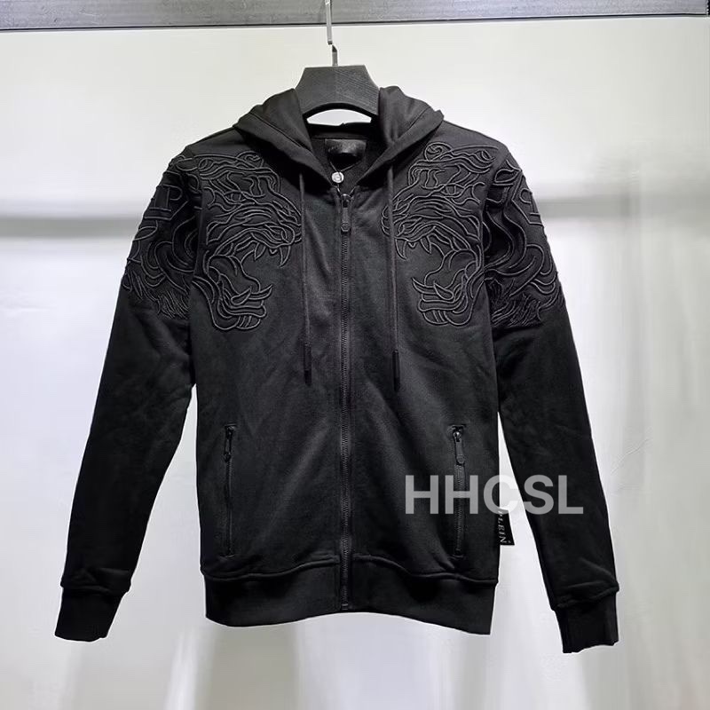 Áo Hoodie Zip Thêu Đầu Hổ Hai bên, áo hoodie khóa cực chất hàng cao cấp