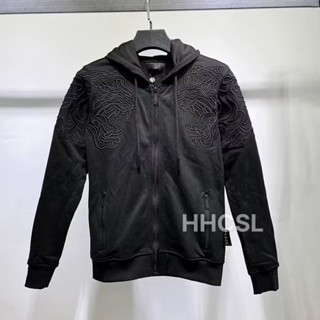 Áo Hoodie Zip Thêu Đầu Hổ Hai bên, áo hoodie khóa cực chất hàng cao cấp