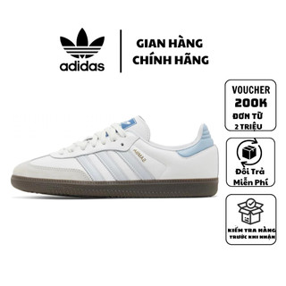    CHÍNH HÃNG   Giày Adidas Samba OG ‘White Halo Blue’ ID2055 