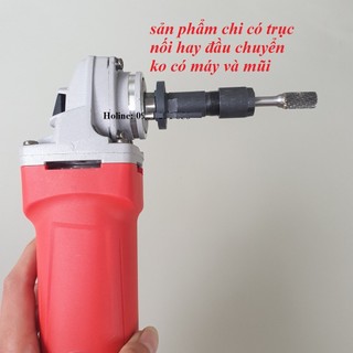 ty nối dài máy cắt chuyển đôit từ M10 đang đầu kẹp mũi khoan 6mm và 3mm