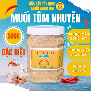 Muối ớt tôm xay nhuyễn 500g minh hải cao cấp siêu ngon siêu cay, đặc sản tây nin
