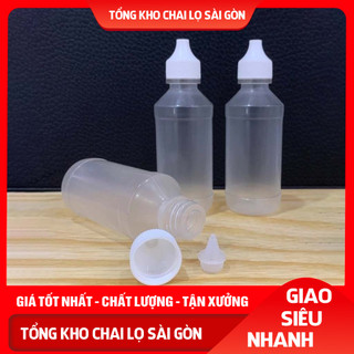 Chai nhựa mềm đựng cồn 60ml - chai lọ mỹ phẩm