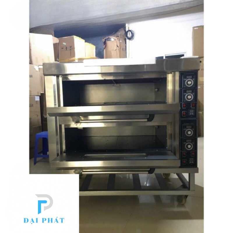 Lò nướng bánh,pizza 2 tầng 4 khay,lò nướng công nghiệp
