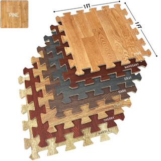 Thảm xốp lót sàn vân gỗ size 30x30x1cm