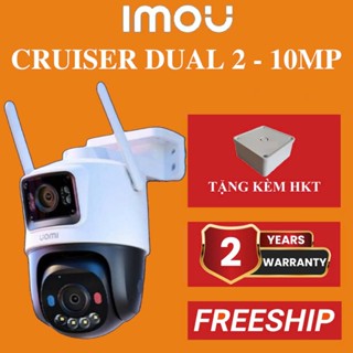 IMOU CRUISER DUAL 2 10MP ( 5MP + 5MP) - CAMERA IMOU NGOÀI TRỜI 2 MẮT - IPC-S7XEP-10M0WED - QUAY QUÉT TOÀN CẢNH